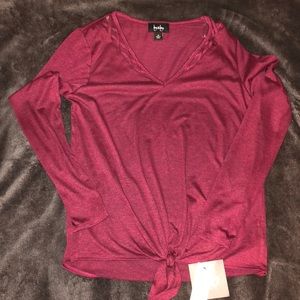 Medium burgundy shirt